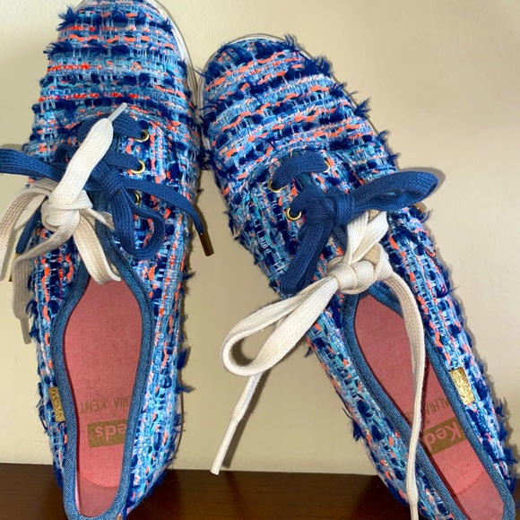 💫Keds - Canvas Blue & Pink Sneakers - Picture 8 of 9